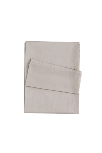 Linens ملاءة جاهزة من القطن والساتان بحجم كينج - حجر ميكس آند ماتش