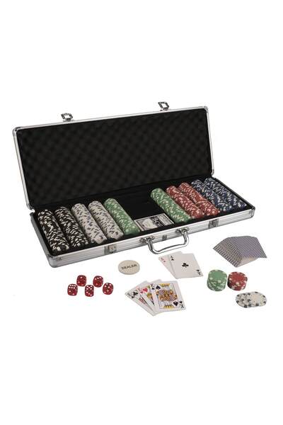 ACTION ONE Poker Game 500 chips 11.5g in aluminum case