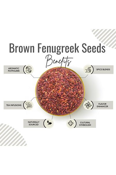 AWAFI MILL Iranian Methi | Brown Fenugreek Seeds - Bottle of 100 gram / 3.5 Oz