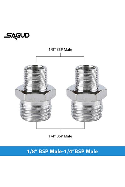 Choice SD-51-2 SAUGD 9PCS/Set Airbrush Adaptor Fitting Accessories Replacement Kit Coupling Connector Tool