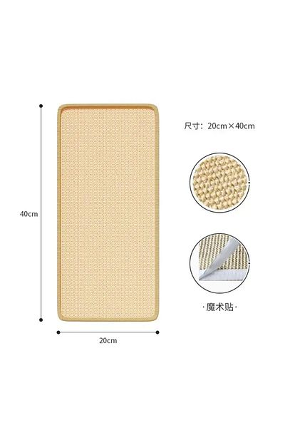 Choice 20cmx40cm Natural Sisal Cat Scratcher Mat Cat Scratch Mats Horizontal Cat Floor Scratching Pad Rug P
