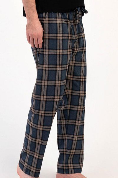 VİENETTA Men's Blue Single Bottom 100% Cotton C0T4N2O804