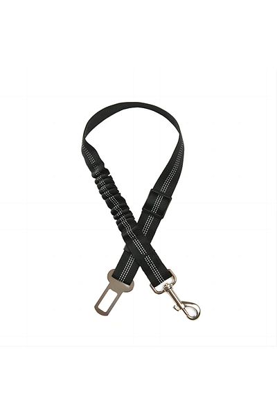 Choice black Elastic Nylon Dog Seat Belt For Small Large Dogs Adjustable Reflective Durable Lead Puppy Trav