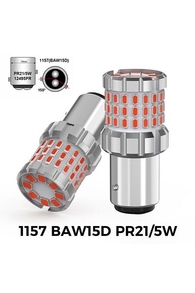 Choice 1157 Baw15d Pr21-5w Bmtxms 2pcs 4000lm 1157 P21/5w Bay15d Led Baz15d P21/4w Baw15d Pr21/5w Canbus Re