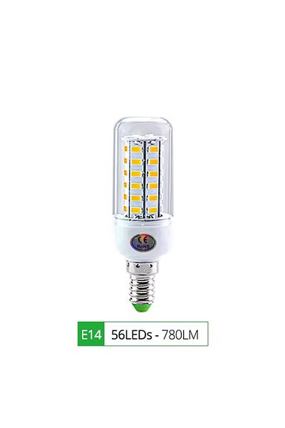 Choice Warm White E14-56LEDs E27 LED Lamp E14 LED SMD 5730 220V Corn Light Bulbs 24 36 56 72LEDs Lamparas L