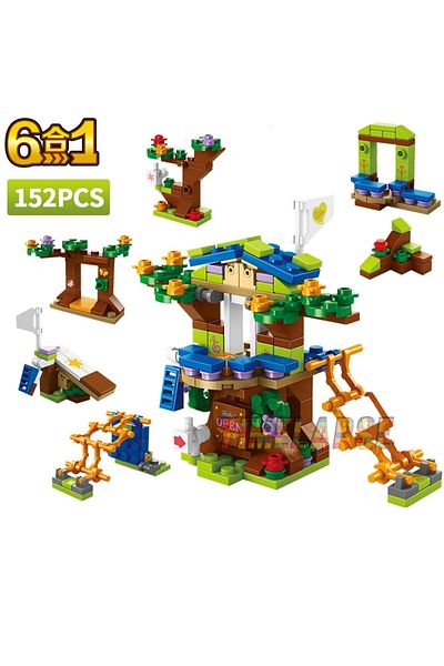 Choice opp bag 6in1 NEW Tree House TreeHouse Blocks Girls' Castle Room Climb Slide Classic Model Building B