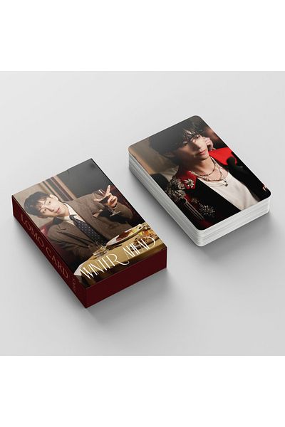 Choice Pink 55Pcs/Set Kpop WINTER AHEAD Winter Ahead Lomo Card Postcards Photocard For Fans Collection Gift