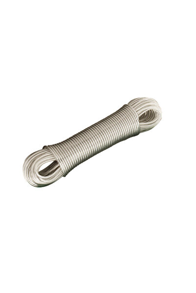 Choice 1 قطعة 20 متر حبل غسيل شرفة مقاوم للرياح وغير قابل للانزلاق سلك فولاذي...