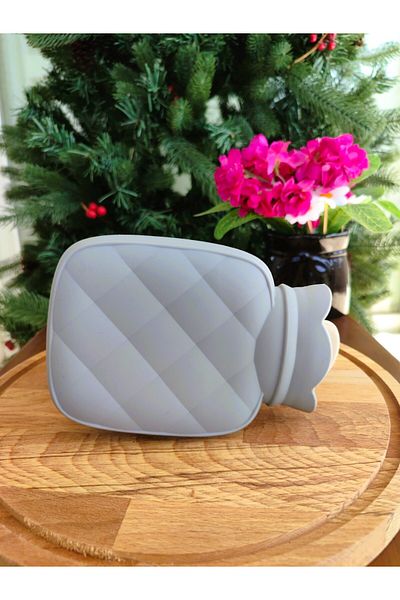 Madame Coco Holly Hot Water Bag - Soft Gray - 350 ml - 14.5 X 10 X 3.5