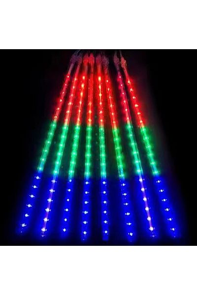 Choice 30cm Multi Color Eu Plug 1pc 30cm Led Meteor Shower Rain Lights Waterproof Falling Raindrop Fairy St