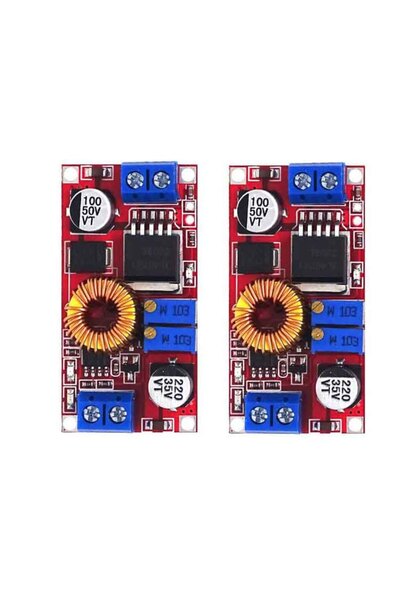 Choice1 2Pcs horizontal 2PCS XL4015 5A DC-DC Converter 4-38V to 1.25-36V Adju...