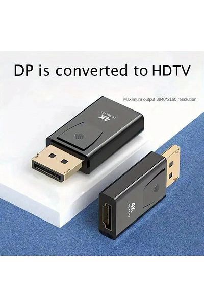 Choice 4K Adapter DP To HDTV 4K Connector DisplayPort DP Male to HDMI-Compatible Female Adapter Converter V
