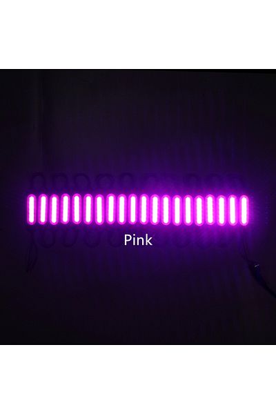Choice Pink 10pcs/lot injection with lens COB LED module waterproof LED back light backlight for sign chan