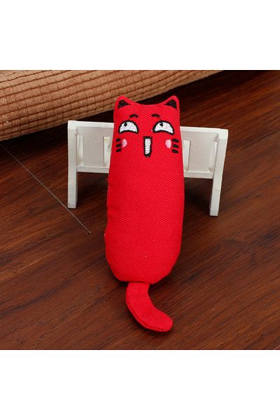 Choice RED COLOR New cat Toy Rustle Sound Catnip Toy Cats Products Toys for Kitten Teeth Grinding Cat