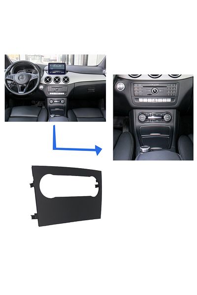 BYNCG Car Radio Fascia For Mercedes Benz B Class (W245) 2005-2011 Dash Kit Install Facia Panel Console ...
