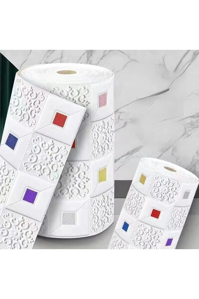 Choice H 70cmx1m 70cm*1m 3D Wall Sticker Stereo Ceiling Panel Roof Decor Foam Wallpaper Self-adhesive Water