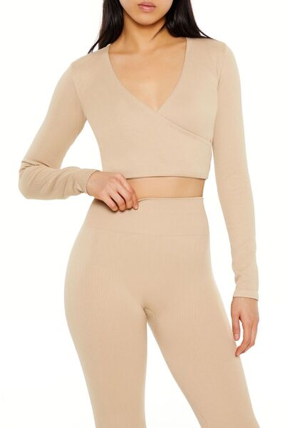 Forever 21 Active Dikişsiz Crop Bluz