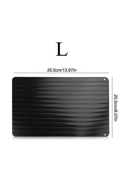 Choice 1PC L 1pcs Aluminum Alloy Rapid Defrosting Tray Quick Thawing Cold Steak Fish Fruit Meat Food Defros
