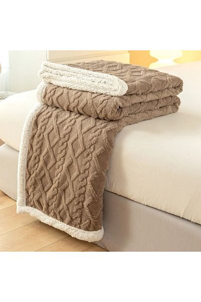 Choice 200x230cm 1 A Tapestry Blanket Tafurong Blanket Lamb Wool Blanket Thickened Warm Leisure Blanket Off