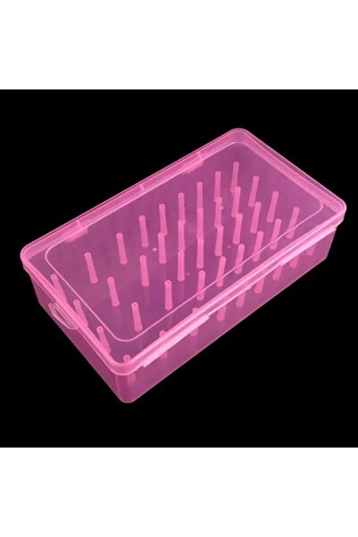 choice2 صندوق إبرة وخيط وردي اللون مكون من 42 محورًا، صندوق تخزين منزلي متعدد...