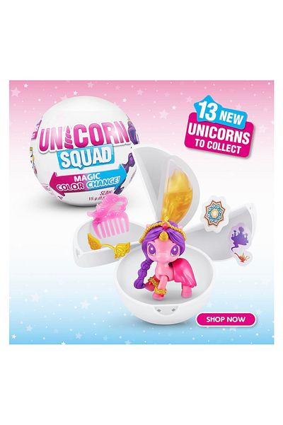 Choice Unicorn Ball ZURU 5 Surprise Unicorn Series 7 Surprise Box Gift Box Cute Blind Box Original Mini Uni