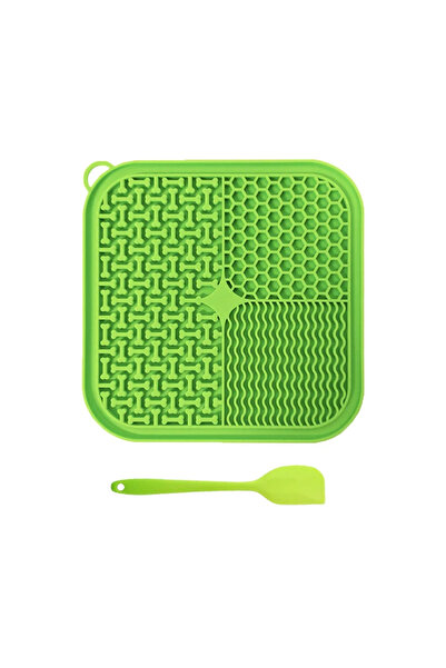 Choice قطعة واحدة من حصيرة اللعق البطيئة التغذية للكلاب والقطط، وسادة لعق ممت...