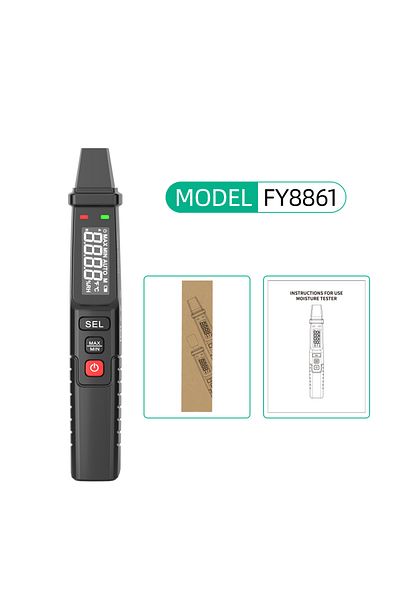 Mastfuyi FY8861 MASTFUYI FY8861 LCD Display Digital Moisture Meter Timber Building Materials Hygrometer Wood