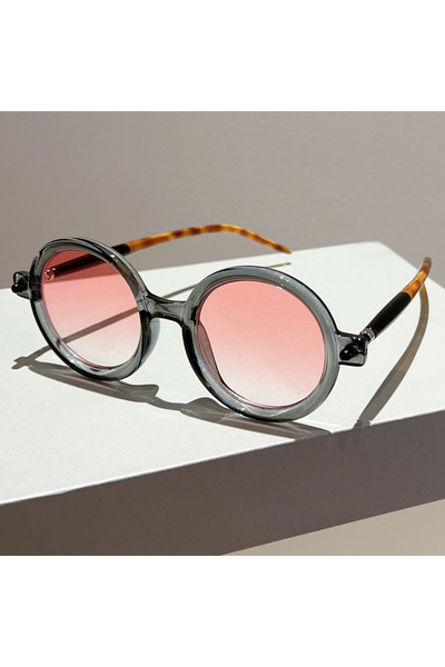 Choice كما هو موضح في الصورة، نظارات شمسية دائرية كلاسيكية من KAMMPT باللون ا...