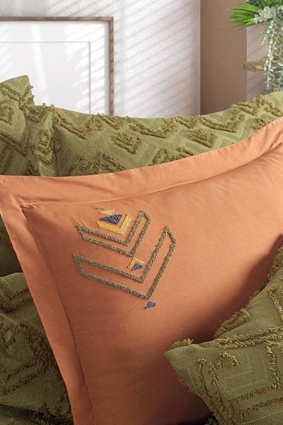 Osmanlı Home Concept Good Night Istanbul Aztec Double Bed Cover Set