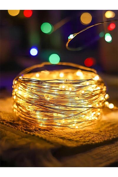 Choice None Copper Warm White Warm White 5M 50LED Copper Wire String Light Use For Decoration