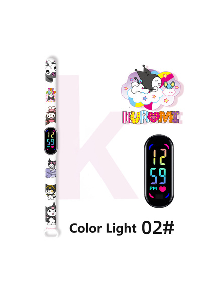 Choice ساعة كورومي كولور 02 مينيسو للبنات من كورومي للأطفال بسوار معصم رياضي ...