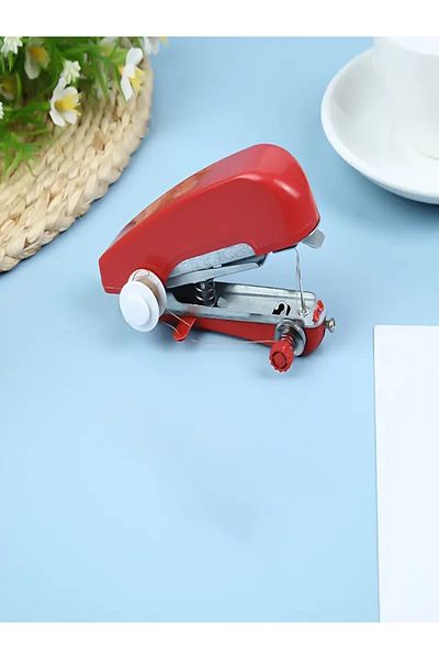 Choice red Portable Manual Sewing Machine - Easy to use, battery-free operation, multi-colours available