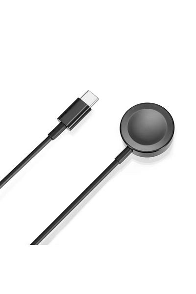 Choice black Type C Portable Watch Wireless Charger USB Type C for Apple Watch iWatch Series S10/S9/9/8/7/6