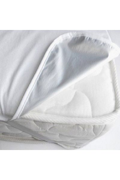 Kotonia Home Rubberized Cotton, Waterproof Baby Mattress Protector 60×120 Cm, White