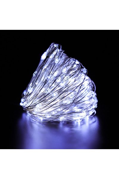 Choice 2meter-10pieces WHITE 10pcs LED String Lights Atmosphere Small Colored Light Battery Powered Fairy L