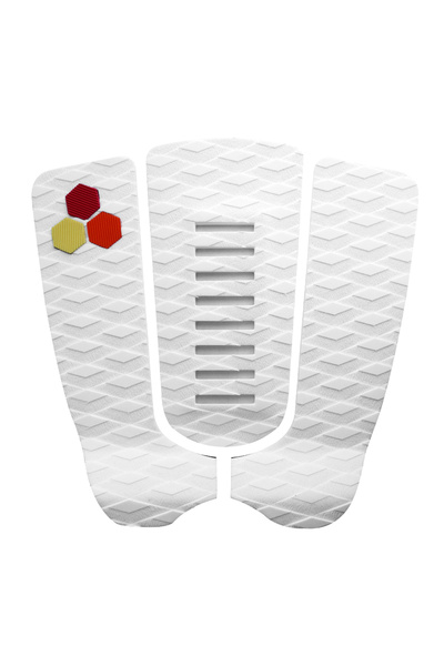Choice WHITE 3 Piece/Set Black Red Surfboard Traction Pad Deck Grip Surf SUP ...