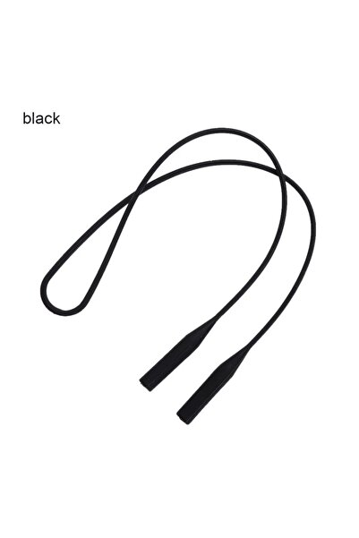 Choice حزام نظارات من السيليكون الأسود، سلسلة نظارات شمسية، حامل حبل رياضي مر...