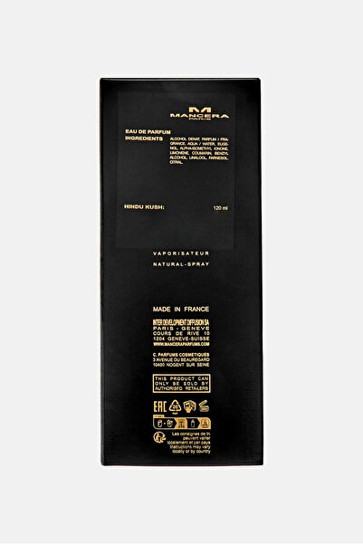 Mancera Men Hindu Kush Eau De Parfum Spray, 120 ml