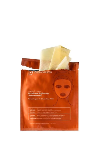 Dr Dennis Gross Vitamin C Lactic Biocellulose Brightening Treatment Mask 1 Treatment