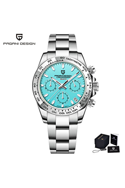 Choice ساعة باجاني ديزاين 2024 الرياضية الجديدة للرجال، كوارتز، من الفولاذ ال...