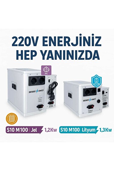 Sessiz Enerji Hibrit Jeneratör Powerbank