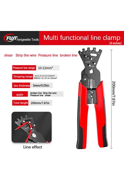 Choice 8 1pc Multifunctional wire stripper electrician special bending wire stripping tool Electric box wir