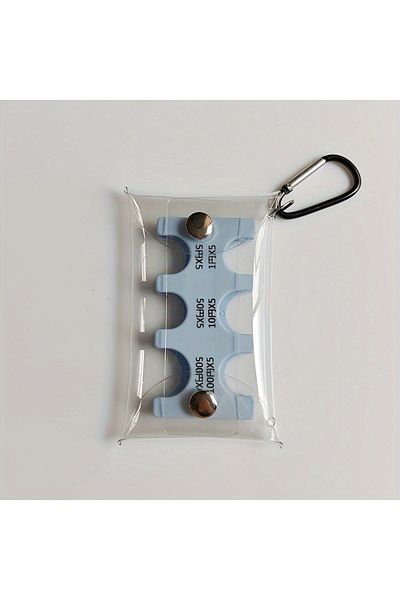 Choice Sky Blue Colourful Portable Coin Clip Organizer Small Wallet Loss Prevention Clip Japanese Currency