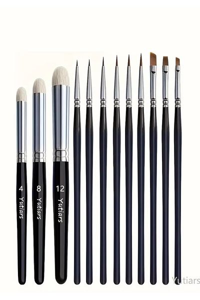 Choice 12pcs Professional Miniature Paint Brush Set For Warhammer 40K, Dnd, Citadel & Scale Models - Ideal