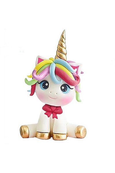 Choice 1pcs 25PCS Unicorn Rainbow Cake Decorations with Rainbow Stars Unicorn Balls for Boys Girls Kids Bir
