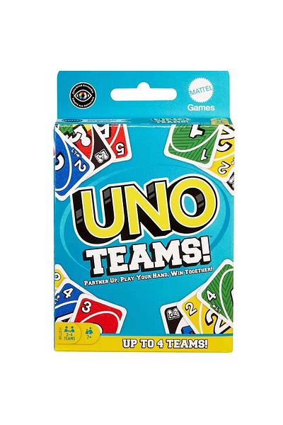 Choice لعبة Uno Teams! ألعاب الطاولة بطاقات Uno طاولة حفلة عائلية ترفيه ألعاب Uno ألعاب الورق للأطفال
