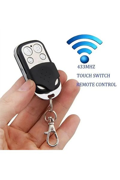 Choice 433MHz Universal Garage Door Remote, 4-Button RF Cloner, Fixed&Rolling Code Copier, Metal Key Fob...