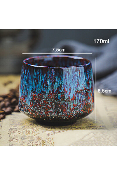 Choice plum purple Best Selling Colorful Reactive glaze Ceramic Coffee Mug 170ml Ceramic Espresso Tea Cup H
