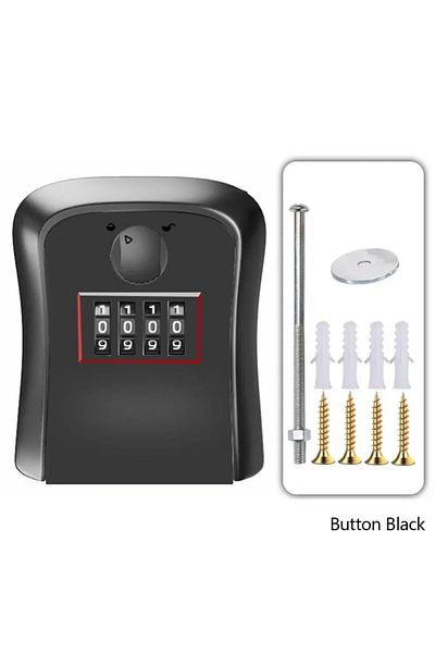 Choice Y45 Button Black Password Lock Box Anti-theft Home Cat Eye Storage Management Decoration Password Se