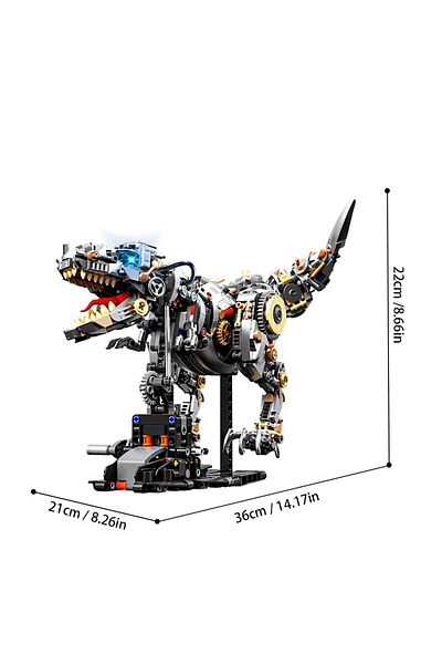 Choice bagged 1268 PCS Building Blocks Semi-Mechanical Dinosaur Assembly Science Teaching Building Blocks T